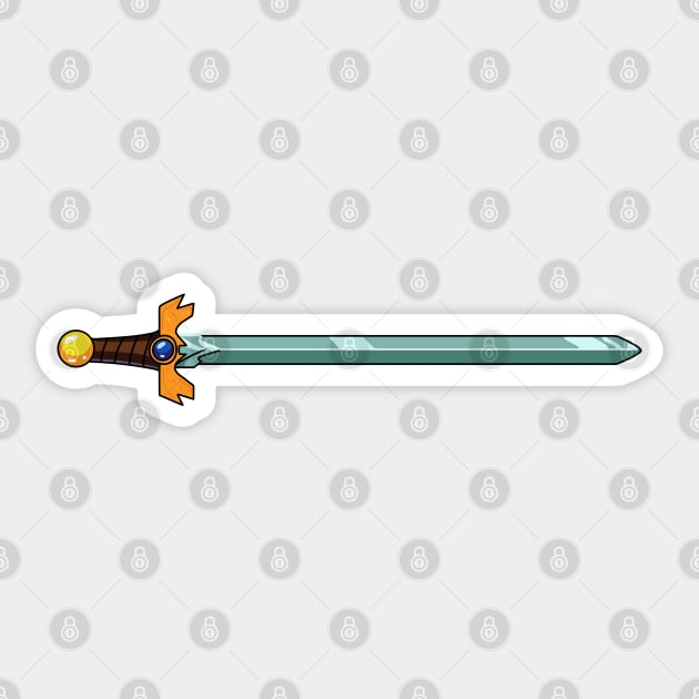 Adventure time  Finn's sword Sticker by AO01